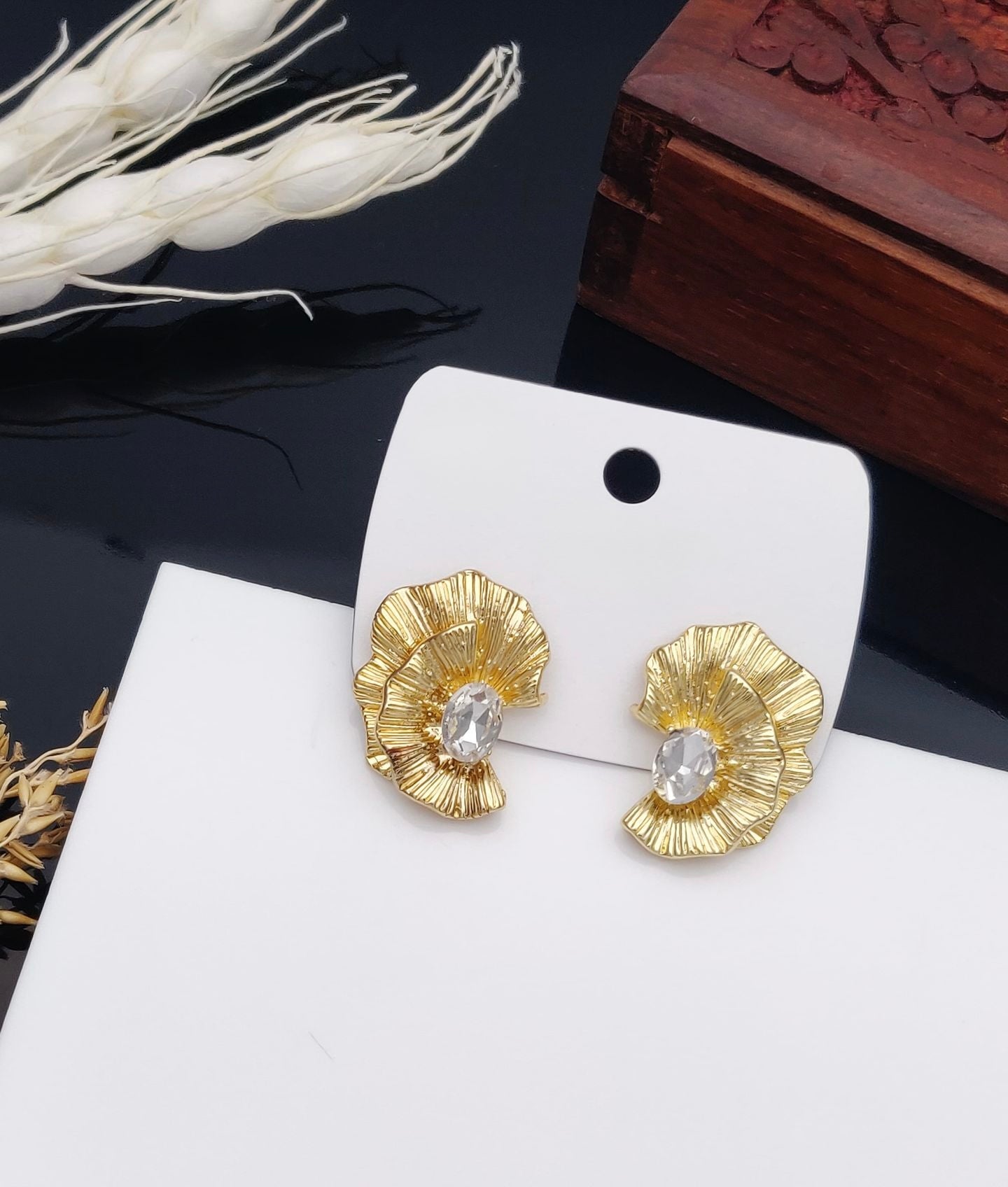 Floral Sparkle Earrings